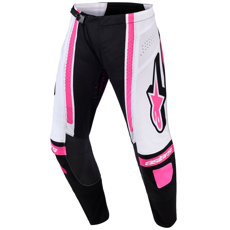 Alpinestars Stella Techstar Nomur dame motocrossbukser sort-hvid-pink