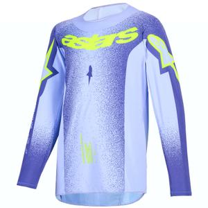 Crosstrøje Alpinestars Supertech Scenz Børn Lilla-Fluo Gul
