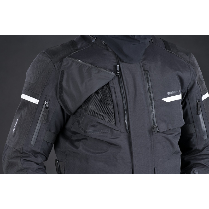Oxford Advanced Stormland Dry2Dry™ Motorcykeljakke Sort