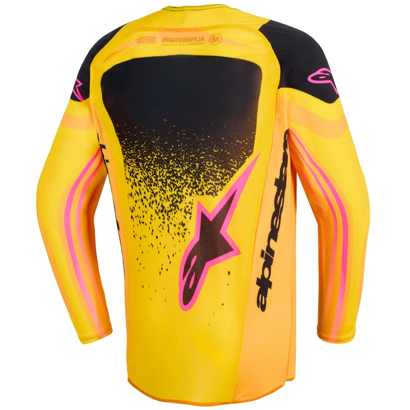 Alpinestars Techstar Nomur Børne Motocross Trøje Orange-Gul-Pink