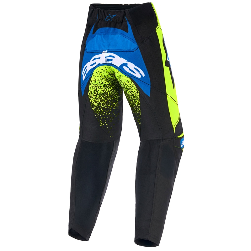 Crossbukser Alpinestars Racer Nomur Børn, Mørkeblå-Fluo Gul-Sort