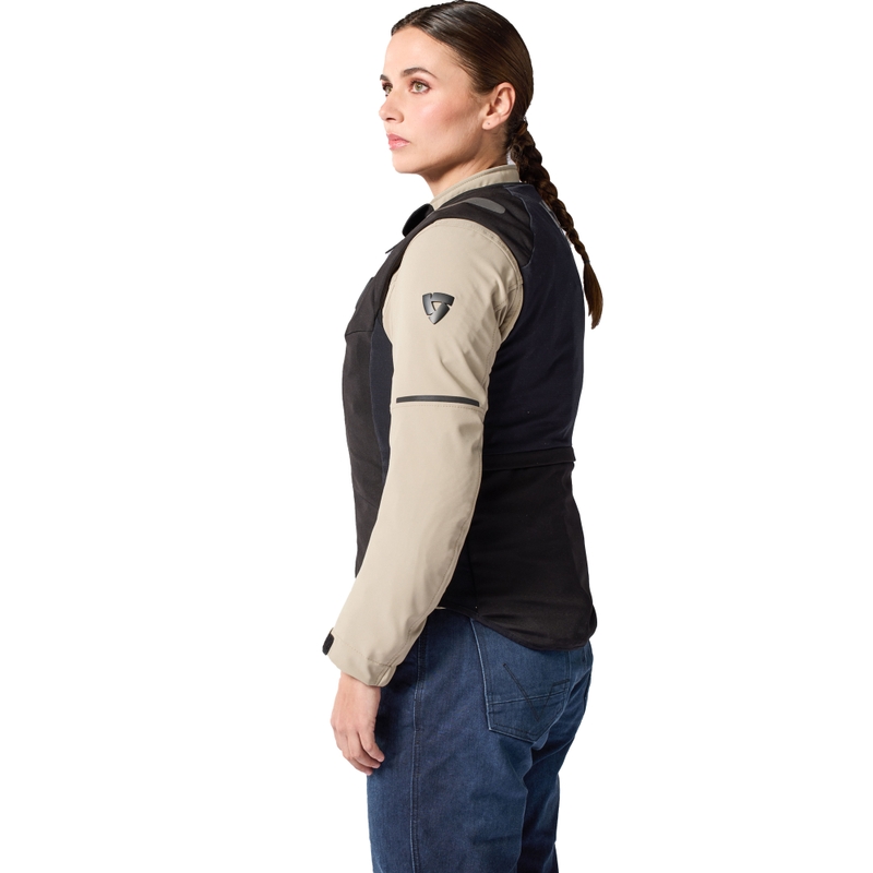 Motorcykel-airbagvest Revit Avertum Street Tech-Air® Dame, Sort