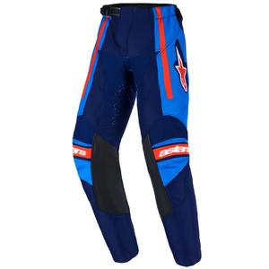 Motocrossbukser Alpinestars Racer Nomur Børn Mørkeblå-Orange-Sort