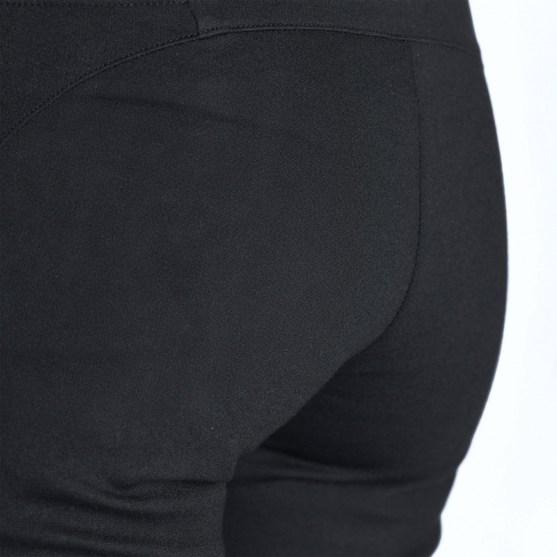 Dame motorcykelleggings med aramidforing Oxford Super Cargo sort