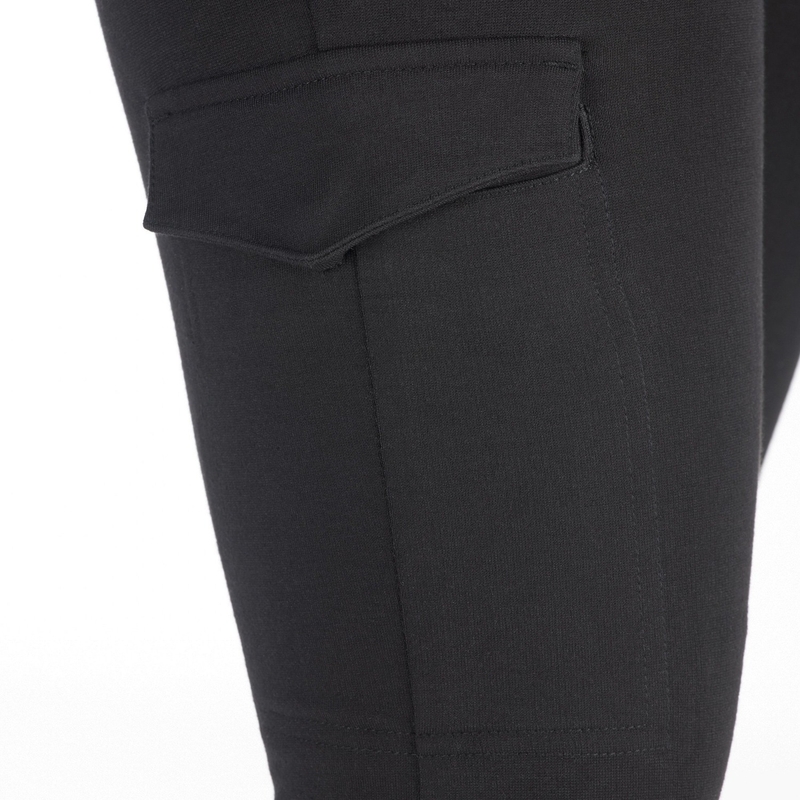 Dame motorcykelleggings med aramidforing Oxford Super Cargo sort