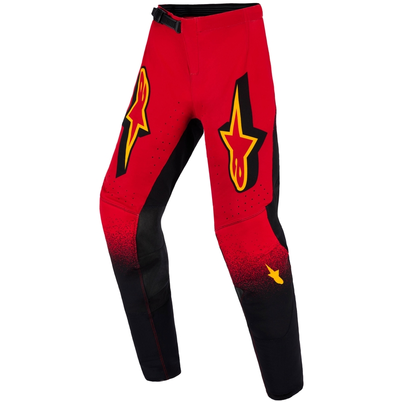 Alpinestars Supertech Scenz børne motocrossbukser rød-sort-gul