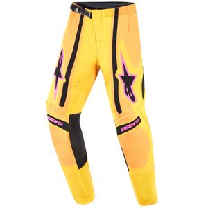 Motocrossbukser Alpinestars Techstar Nomur Børn, Orange-Gul-Pink