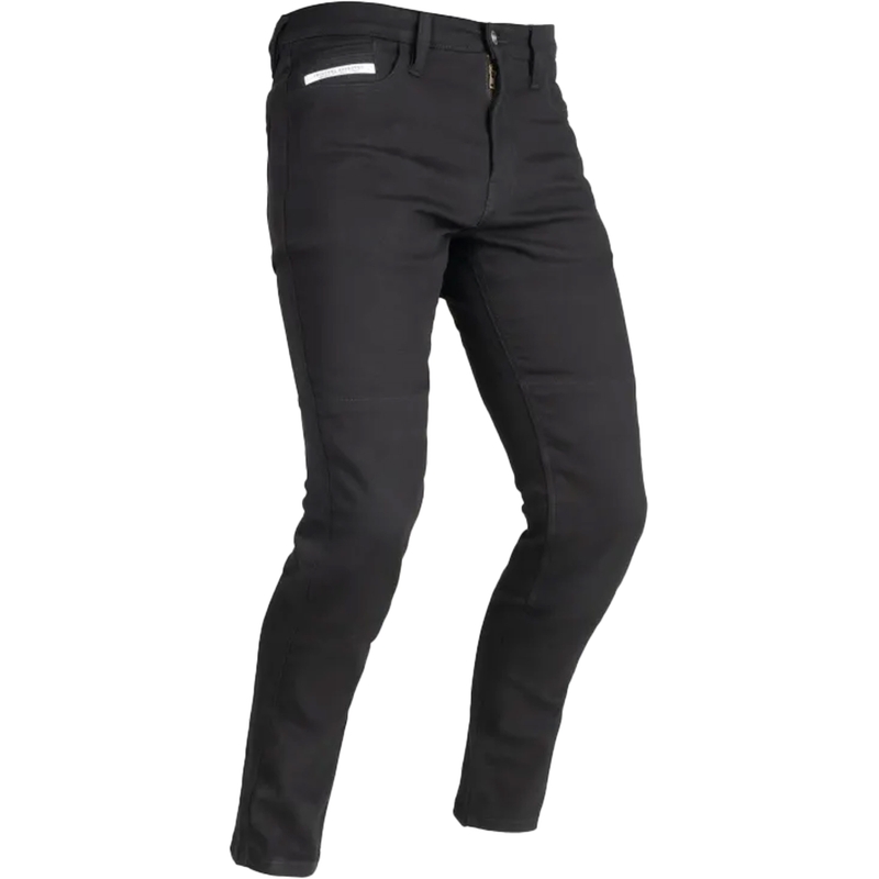 Dame motorcykeljeans OXFORD ORIGINAL GODKENDTE SUPER STRETCH JEANS AA SLIM FIT sort