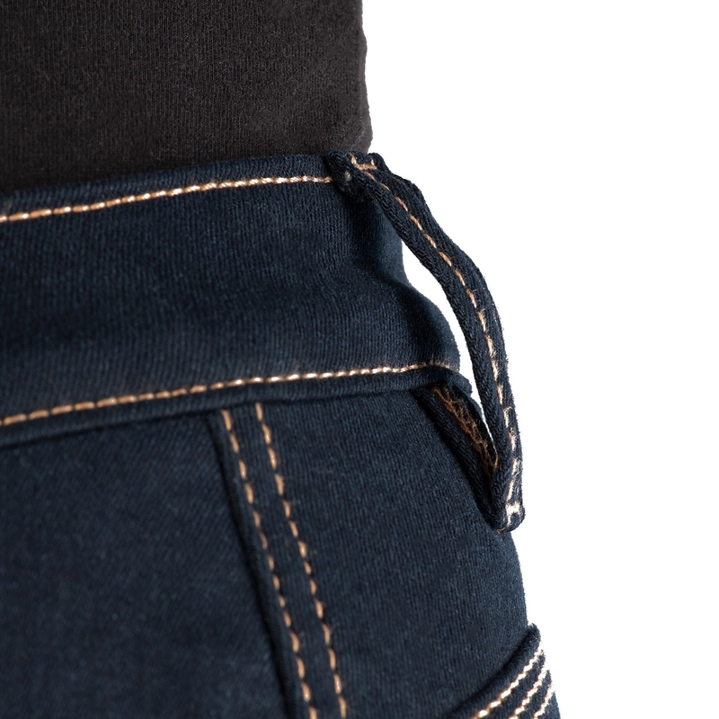 Dame motorcykeljeans OXFORD ORIGINAL GODKENDTE SUPER STRETCH JEANS AA SLIM FIT blå indigo