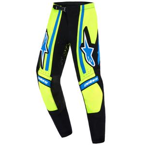 Motocrossbukser Alpinestars Techstar Nomur Børn, Mørkeblå-Fluo Gul-Blå