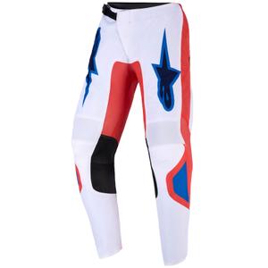 Alpinestars Fluid Grid Børn Motocrossbukser Orange-Blå-Hvid