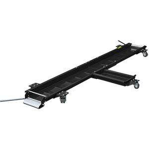 Mobil motorcykelstander til for- og baghjul og sidestøtteben Q-TECH sort