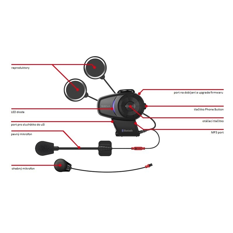 Bluetooth håndfrit headset SENA 10S