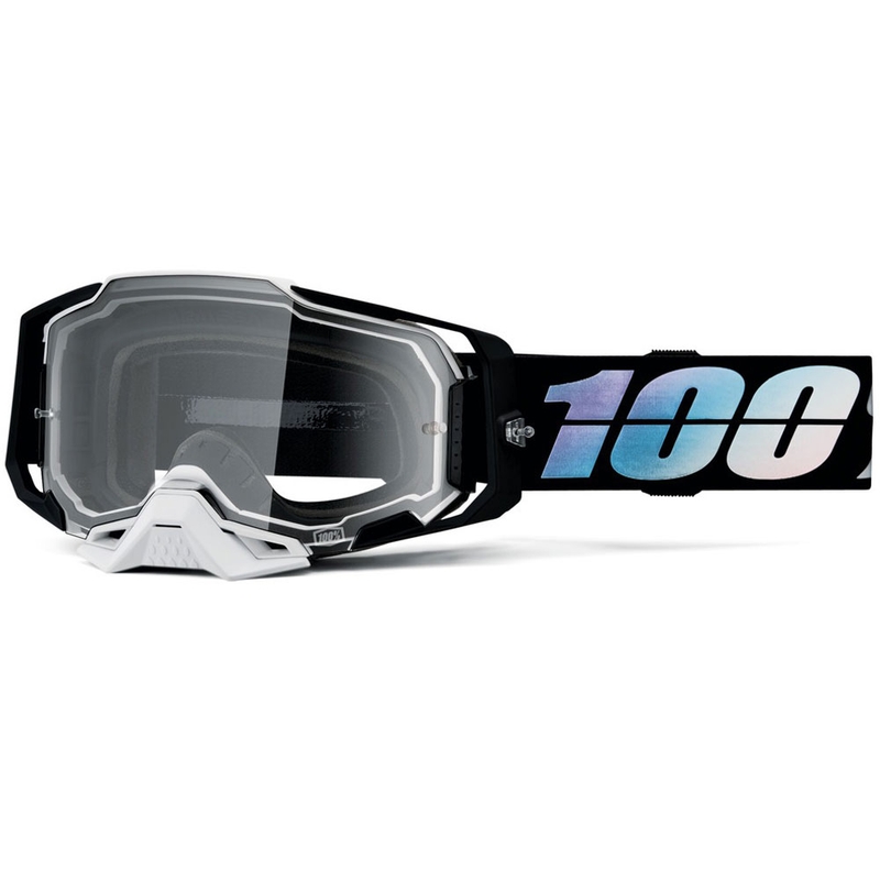 Motocross-briller 100% ARMEGA Krisp med klar plexiglas