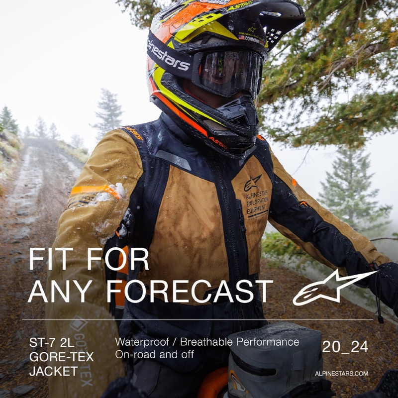 Jakke Alpinestars ST-7 Gore-Tex, brun-sort