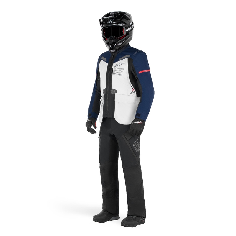Jakke Alpinestars ST-7 Gore-Tex Lysegrå-Blå-Sort