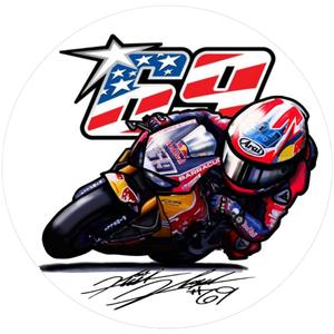 Nicky Hayden ART-klistermærke