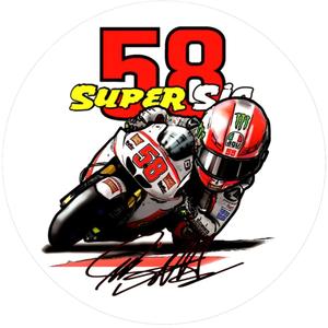 Marco Simoncelli ART-klistermærke