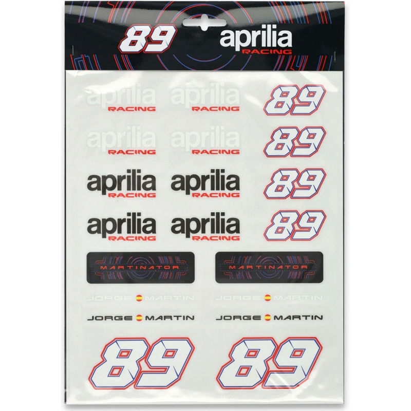 Jorge Martin klistermærkesæt - Aprilia A4