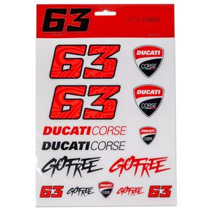 Francesco Bagnaia klistermærkesæt