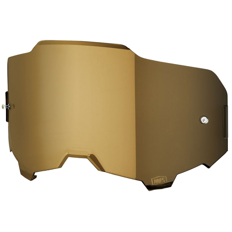 100% ARMEGA spejlguld visir til motocrossbriller (Anti-dug)