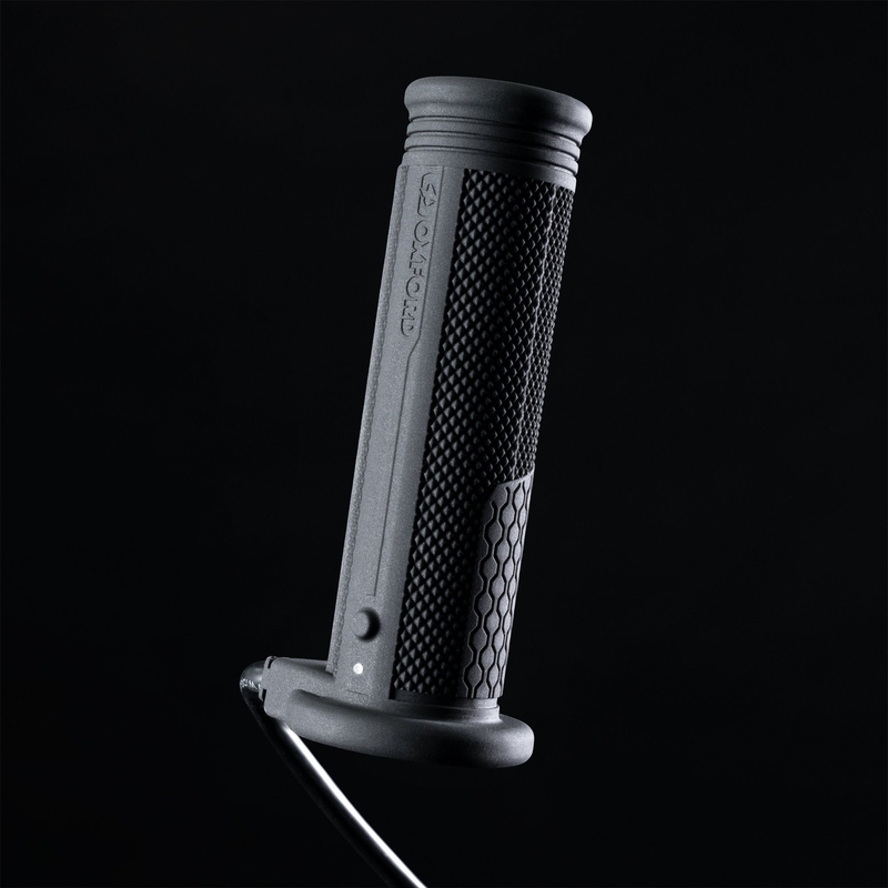 Oxford Hotgrips PRO Adventure varmegreb med integrerede betjeningselementer i grebet