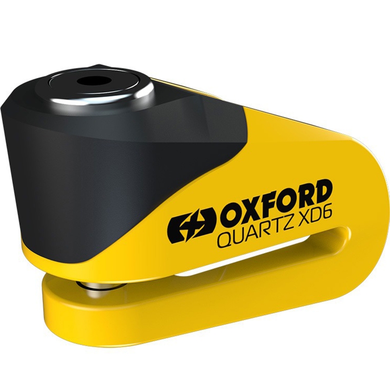 Oxford Quartz XD6 skivebremselås gul-sort