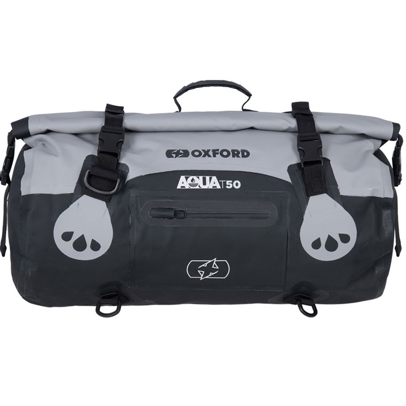 Oxford Aqua T-50 Roll Bag 50 l vandtæt taske sort-grå