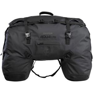 Oxford Aqua D-70 bagerste sadeltaske, sort