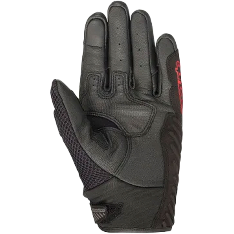 Alpinestars SMX-1 AIR 2 motorcykelhandsker sort-fluo rød