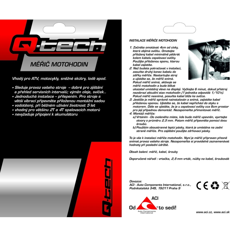 Timetæller Q-TECH orange