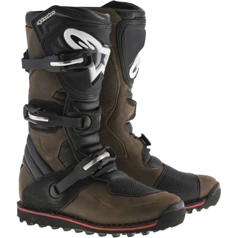 Alpinestars Tech Trial olierede læder motorcykelstøvler