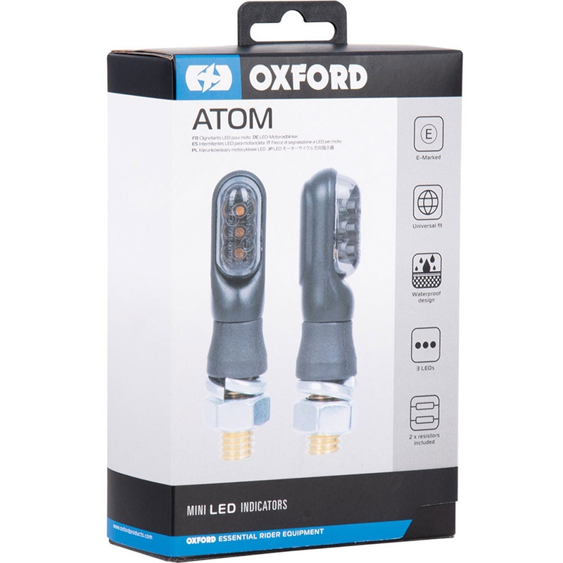 Oxford LED Atom mini blinklys inklusive modstande