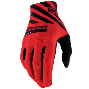 Motocrosshandsker 100% Celium rød-sort