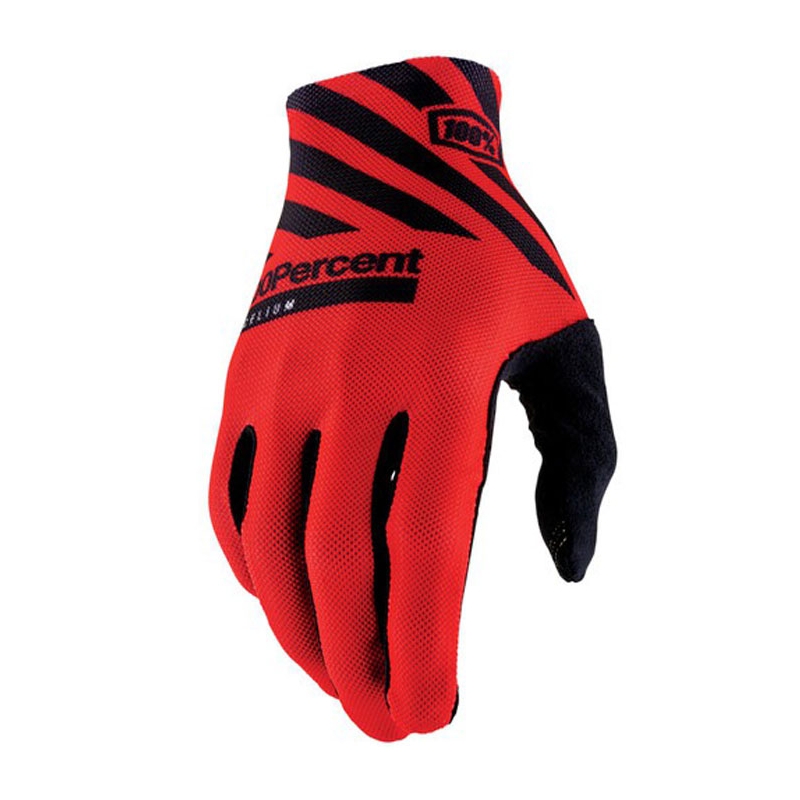 Motocrosshandsker 100% Celium rød-sort