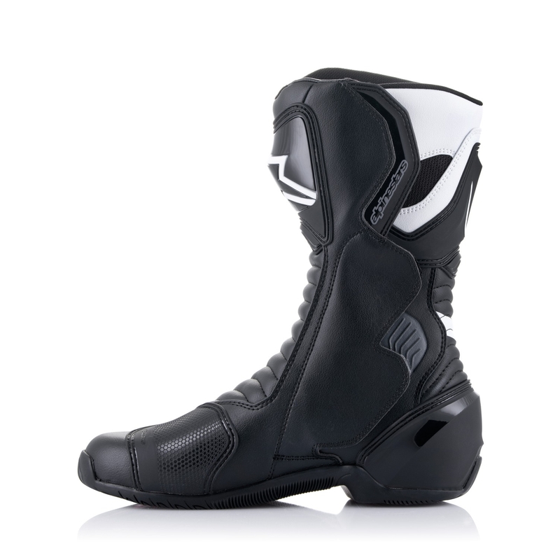 Alpinestars S-MX 6 motorcykelstøvler sort-hvid-grå-rød
