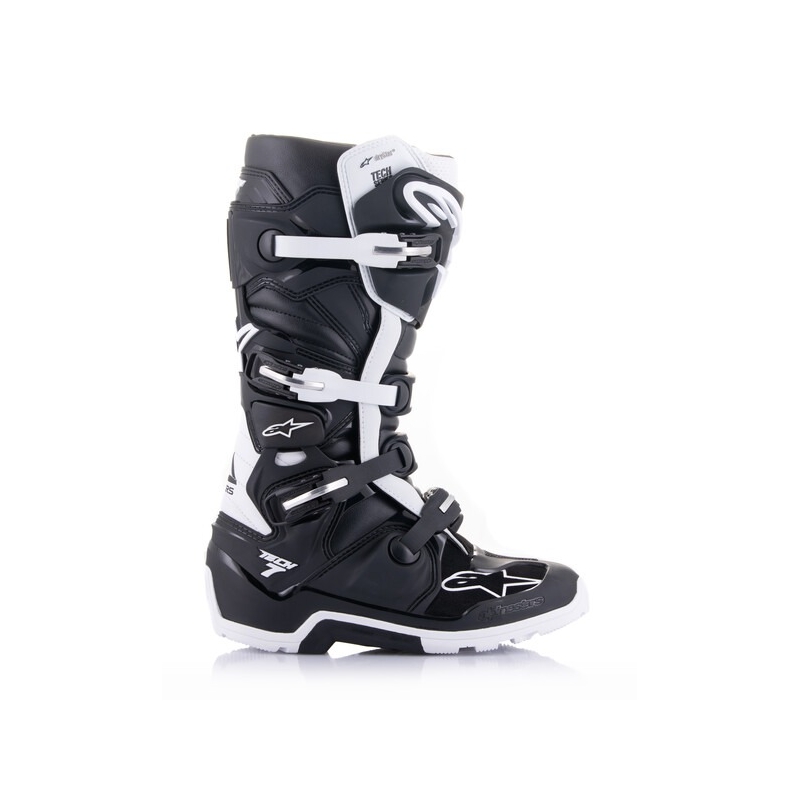 Motorcykelstøvler Alpinestars Tech 7 Enduro Drystar, Sort/Hvid