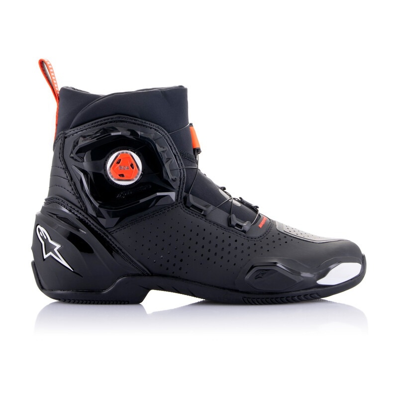 Alpinestars SP-2 motorcykelstøvler sort-hvid-fluo rød