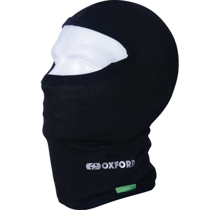Motorcykelhætte Oxford Balaclava bomuld sort