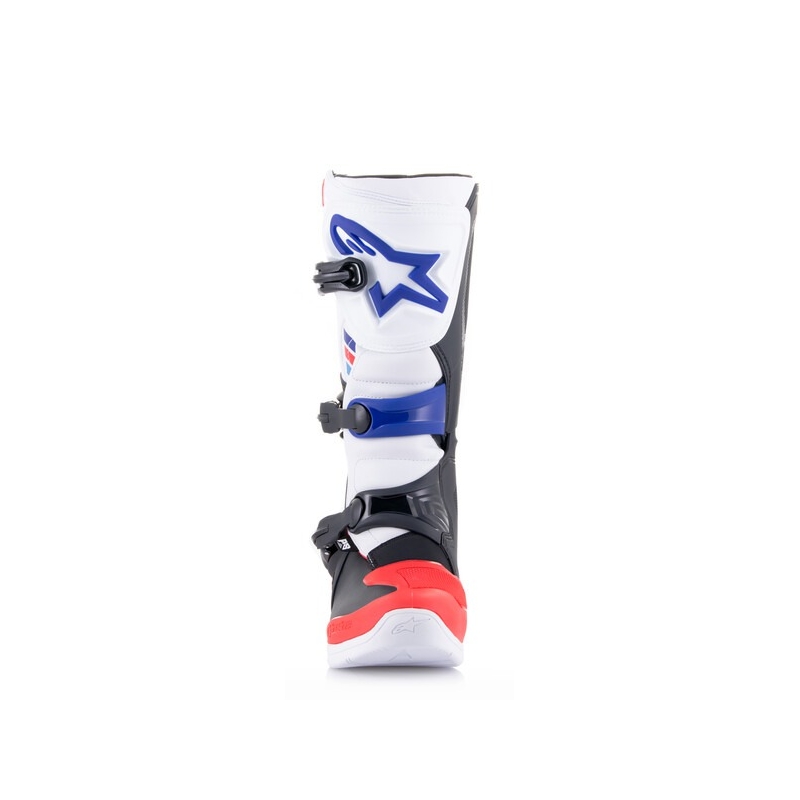 Alpinestars TECH 3 motocrossstøvler hvid-sort-blå-rød