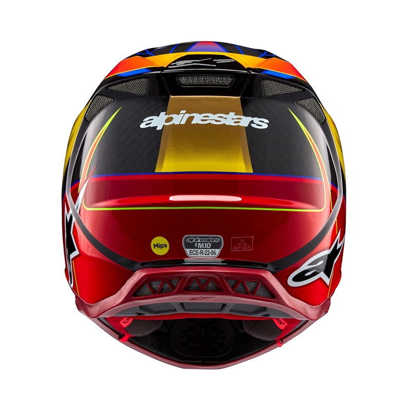 Alpinestars Supertech S-M10 Era guldrød motocrosshjelm