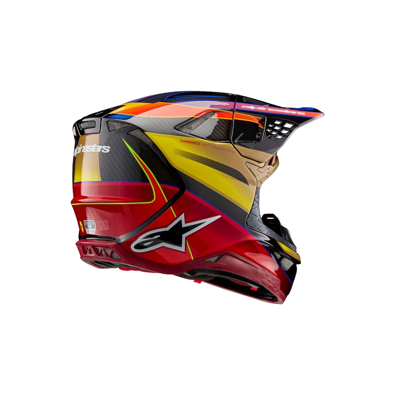 Alpinestars Supertech S-M10 Era guldrød motocrosshjelm