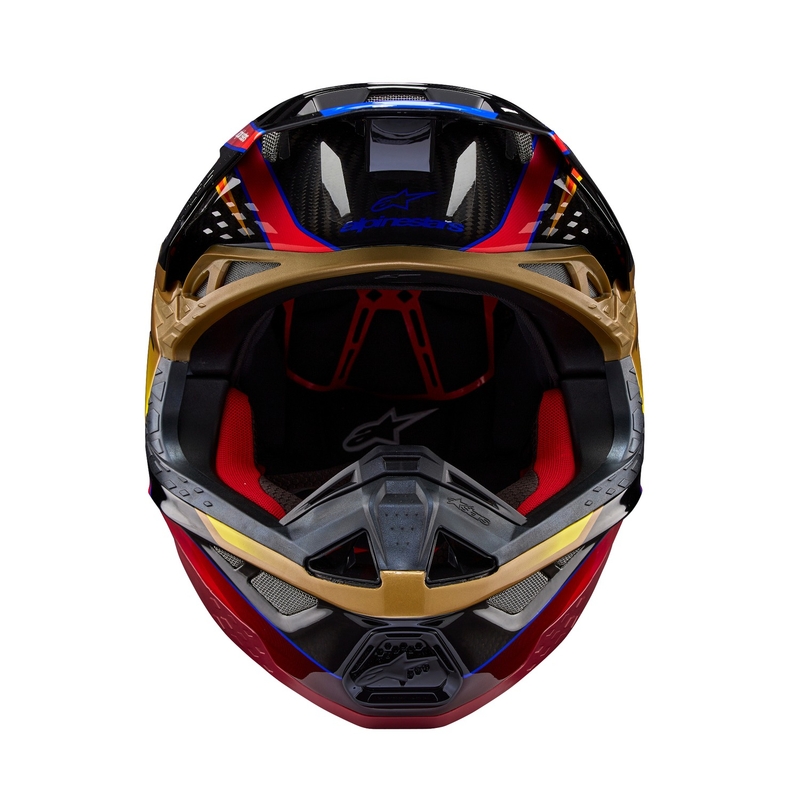 Alpinestars Supertech S-M10 Era guldrød motocrosshjelm
