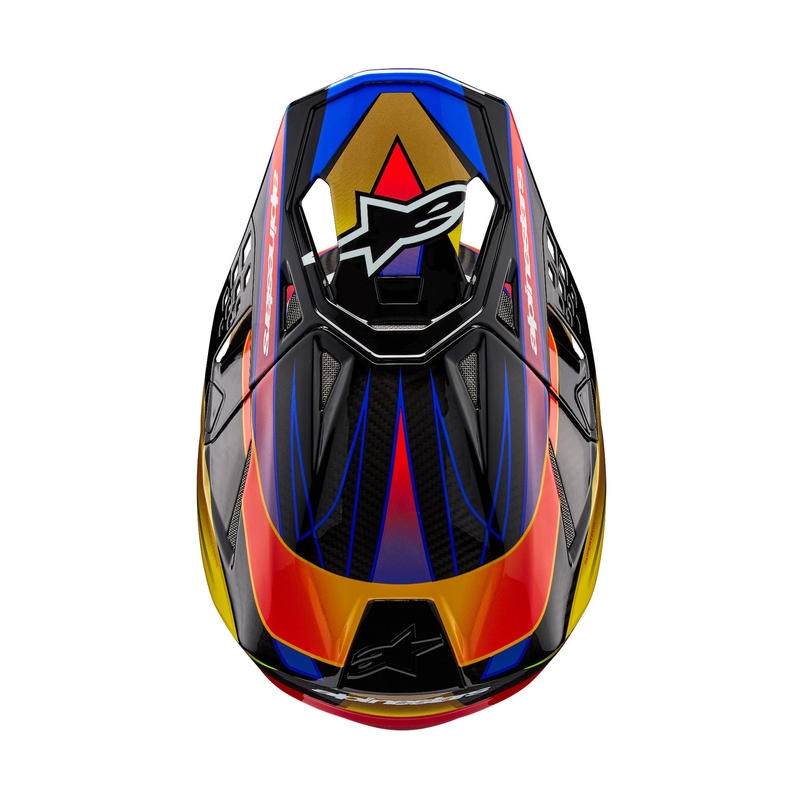 Alpinestars Supertech S-M10 Era guldrød motocrosshjelm