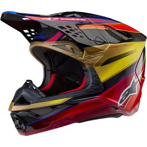 Alpinestars Supertech S-M10 Era guldrød motocrosshjelm