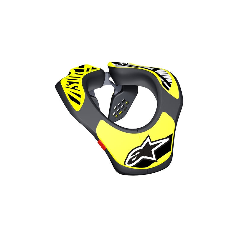 Alpinestars Neck Support Youth børnehalsbeskytter, fluo gul/sort