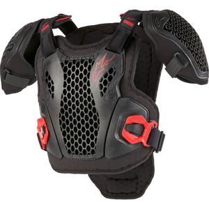 Brystbeskytter Alpinestars Bionic Action Youth, sort-rød