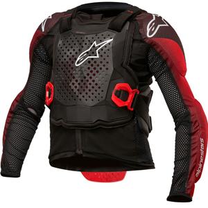 Alpinestars Bionic Tech Youth beskyttelsesdragt, sort-hvid-rød