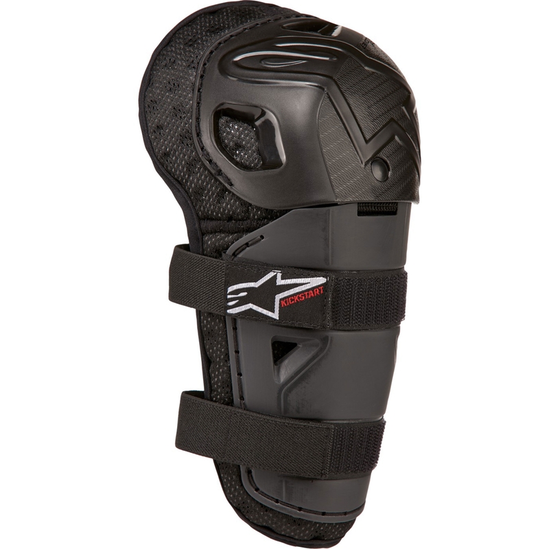 Knæbeskyttere Alpinestars Bionic Kickstart Børn, Sort/Rød