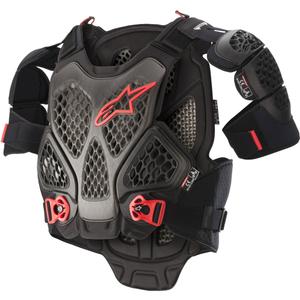 Alpinestars A-6 kropsbeskytter sort-antracit-rød